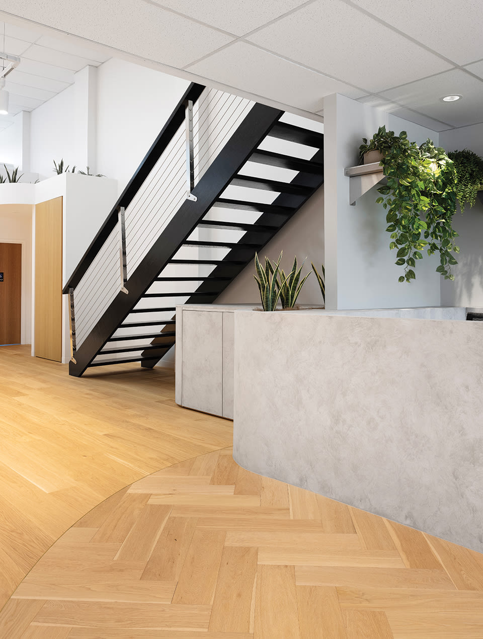 Havwoods Brisbane Showroom Hyde Plank and Herringbone Timber Oak Flooring